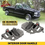 Pair Front Interior For 1995-99 Chevrolet Door C1500 Handle Gray Inside 15708044. Fixed Price $25.64.