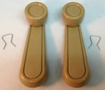 Pair Toyota Tacoma T100 Pickup Corolla Window Crank Lever Handle Colors Beige). Fixed Price $13.89.