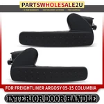 2X New Front Black Interior Door Handle For Freightliner Argosy 05-15 Columbia. Fixed Price $22.99.