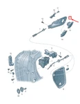 Audi A3 Sportback Front Left Inner Door Handle 8V3837019C4PK. Fixed Price $80.34.