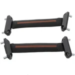 Genuine Maserati Interior Black Tan Leather Door Pull Handles Lh&rh 673015355. Fixed Price $364.49.