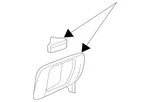 Genuine Mercedes-benz Interior Door Handle 231-760-02-61-9051. Fixed Price $63.26.