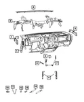 Genuine Mopar Clip 68162844AA. Fixed Price $12.03.