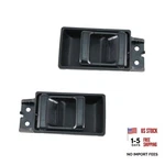 Inside Interior Black Door Handle Pair For Nissan Pickup Truck D21 DHA37654. Fixed Price $47.99.