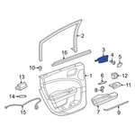 For Dodge Charger 18-23 5PF59DX9AE Rear Left Inner Interior Door Handle. Fixed Price $127.20.
