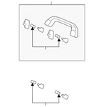 Genuine Mazda Grip Handle BDTS-69-470A-75. Fixed Price $15.18.