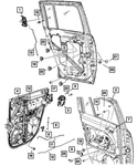 Genuine Mopar Inside Handle To Latch Link Right 5115866AA. Fixed Price $15.43.
