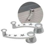 Billet "star" Door Handle &/or Window Cranks (pair) Autoloc AUTDNWC004 Hot Rod. Fixed Price $69.95.
