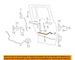 Chrysler Oem 07-17 Compass,patriot Rear Door Lock Hardware-rod 5115866AA. Fixed Price $31.93.