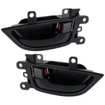 Set Of 2 Interior Door Handles Rear Driver & Passenger Side Left Right Pair. Fixed Price $22.30.