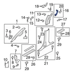 Ford F-150 2019-2020 KL3Z1631407AA Left Interior Grab Bar. Fixed Price $49.87.