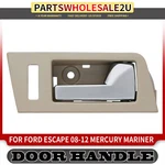 Front Passenger Side Beige Chrome Interior Door Handle Ford Escape Mercury. Fixed Price $16.79.