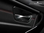 Autotecknic Gloss Dry Carbon Fiber Interior Door Handle Covers For Bmw F-chassis. Fixed Price $142.50.