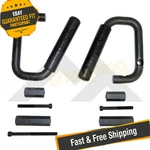 Crown RT27049 Black Steel Front Grab Handle Set For 2007-2018 Jeep Wrangler Jk. Fixed Price $46.66.