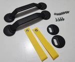 New Interior Door Pull Handle With Hardware Porsche 911 930 964RS Yellow 1974-97. Fixed Price $68.25.