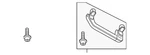 Genuine Volkswagen Assist Strap 7P0-857-644-B-82V. Fixed Price $17.69.