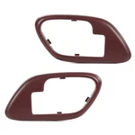 New Interior Door Handle Bezel Trim Set Pair Lh Red For 95-99 Chevy Gmc Truck. Fixed Price $19.59.
