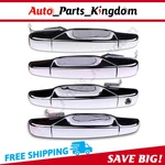 4X Front+rear Left+right Chrome Exterior Door Handles For Chevy/gmc/cadillac. Fixed Price $34.31.