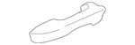 Genuine Honda Grip Side (upper) *YR239L* (ivory) 83731-S5P-A00ZD. Fixed Price $28.76.