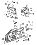 Genuine Mopar Inside Remote Control Handle Right WV321L2AA. Fixed Price $54.65.