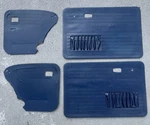 Volkswagen 1967-1977 Vw Bug Beetle Blue Vinyl Door Panels With Pockets By Tmi. Fixed Price $199.99.