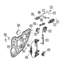 Genuine Mopar Door Interior Handle Right 68227250AA. Fixed Price $175.18.