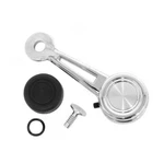 1968-70 Mustang Quarter Window Handle W/black Knob, Acp Reproduction, FM-BW016A. Fixed Price $16.00.