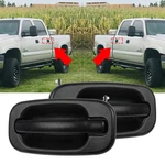 Rear Left + Right Side Exterior Door Handle For 03-06 Cadillac Escalade Esv Base. Fixed Price $27.99.