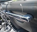 Front Grab Bar Handle Trim Chrome For Jeep Wrangler Jk 07-10 Rugged Ridge. Fixed Price $44.99.