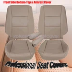 For 1998-2007 Toyota Land Cruiser Driver Passenger Bottom-top Seat Cover Tan. Fixed Price $95.15.