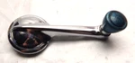 Crome Window Crank Gm's# 4151895 Blue Knob 1949-64 Chevy. Fixed Price $12.00.