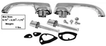1970-72 Chevelle Door Handle Kit With Button. Fixed Price $84.59.