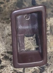 Toyota Supra 1986.5-88 Drivers Side Door Handle Trim Insert 69278-14010 Maroon. Fixed Price $28.95.