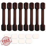 Maveek Baby Safety Locks 8 Pack Brown. Fixed Price $27.99.