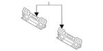 Genuine Volkswagen Mount Plate 5GM-858-687-E. Fixed Price $15.28.