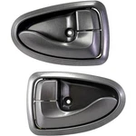 Interior Door Handle For 2003-2006 Hyundai Accent Set Of Gray Plastic. Fixed Price $19.59.
