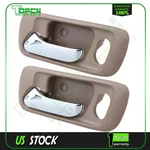 2PCS For 98-02 Honda Accord Interior Door Handles Front Left Side Beige. Fixed Price $12.79.