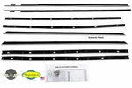 1964 Ford Galaxie 500 Xl Fastback Door Window Felt Fuzzies Rubber Seal 8 Pc Kit. Fixed Price $299.99.