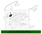 New Oe Right Side Interior Door Handle 826203M000CRQQH For Hyundai Genesis 08-14. Fixed Price $9.99.