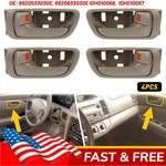 Door Handle Set For 2002-2006 Toyota Camry Beige Front & Rear Inner 4PCS. Fixed Price $18.04.