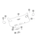 Genuine Mopar Pull Handle Bracket 68370030AA. Fixed Price $103.39.