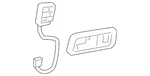 Genuine Gm Handle Bezel 25974484. Fixed Price $9.38.