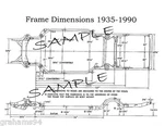 1972 Datsun Pickup Pl 521 Nos Frame Dimensions. Fixed Price $9.95.