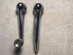 Ford Mercury Inside Door Handles 8A-7022614 B 7023348 Splined 1949-1950. Fixed Price $29.00.