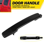Car Door Handle Exterior Rear Lh For Nissan Frontier 2005-2008 NO.80606-5Z055. Fixed Price $12.34.