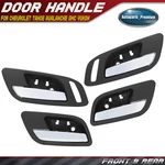 4PCS Front Rear Chrome/black Interior Door Handle For Chevy Tahoe Gmc Yukon. Fixed Price $63.99.