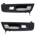 For 06-11 Dts Inside Inner Interior Rear Black & Chrome Door Handle L+r Set Pair. Fixed Price $38.95.