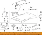 Gm Oem 14-20 CT6,CTS Roof Interior Trim-grille 23148308. Fixed Price $37.26.