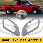 Inside Interior Door Trim Handle Bezels For Chevy Gmc Chevrolet Truck Gray. Fixed Price $17.09.