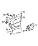 Genuine Mopar Inside Release Handle Right 1HE52XDVAA. Fixed Price $15.65.